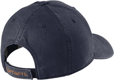 Am image of a Custom Carhartt Cotton Canvas Cap in Navy!
