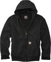 Am image of a Custom Carhartt Washed Duck Active Jacket in Black!