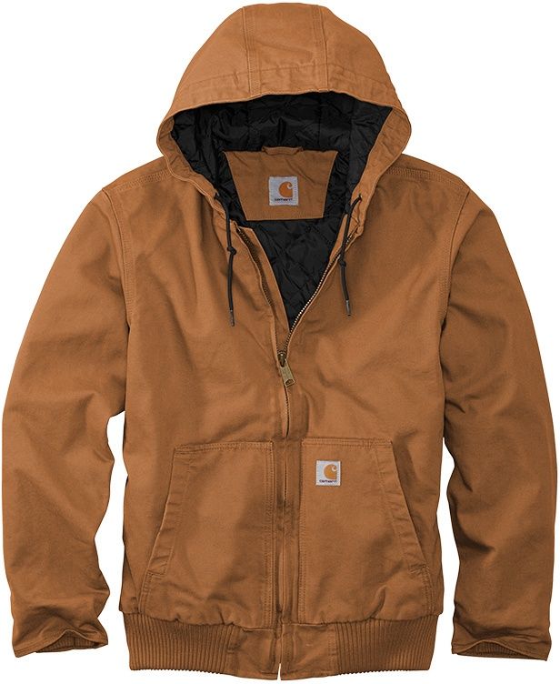 Carhartt Washed Duck Active Jacket in Carhartt Brown