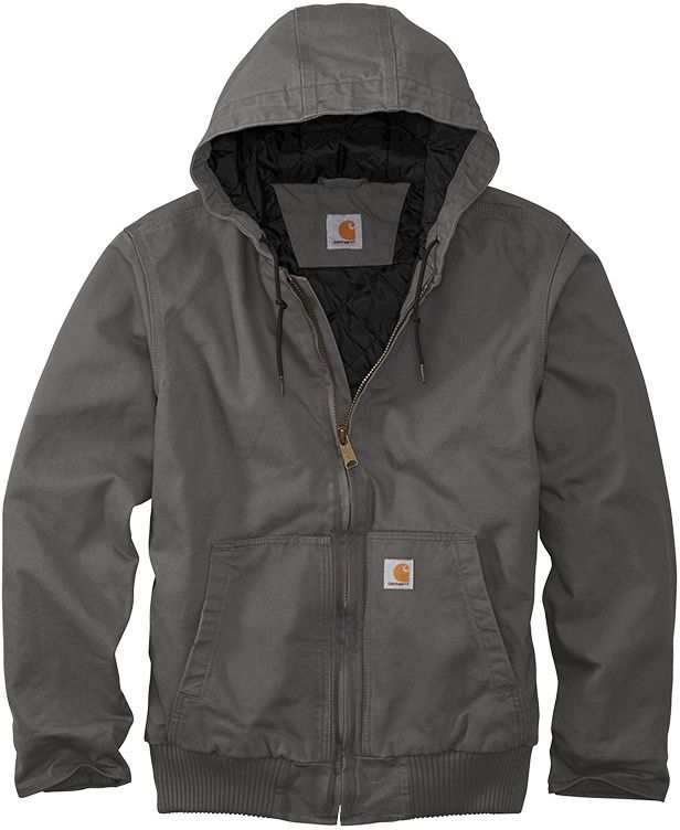 Carhartt Washed Duck Active Jacket in Gravel