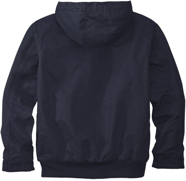 Am image of a Custom Carhartt Washed Duck Active Jacket in Navy!