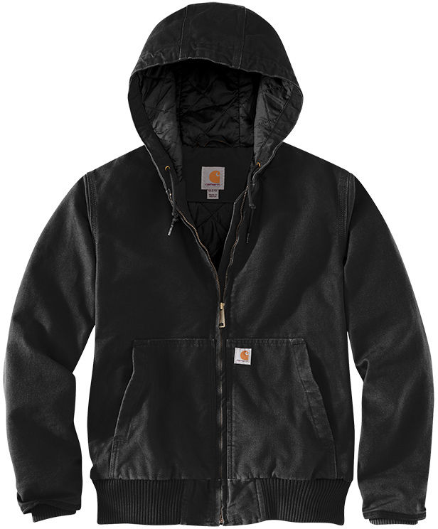 Carhartt Womens Washed Duck Active Jacket in Black