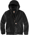 Am image of a Custom Carhartt Womens Washed Duck Active Jacket in Black!