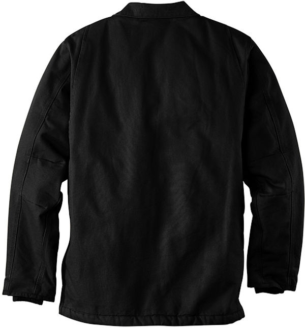 Am image of a Custom Carhartt Sherpa Lined Coat in Black!
