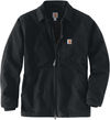 Am image of a Custom Carhartt Sherpa Lined Coat in Black!