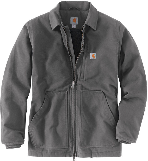 Carhartt Sherpa Lined Coat in Gravel