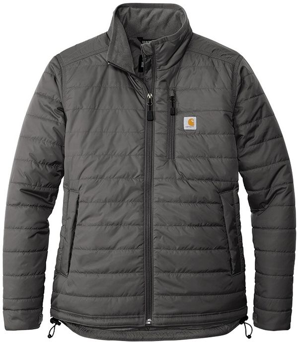 Am image of a Custom Carhartt Womens Gilliam Jacket in Shadow Grey!