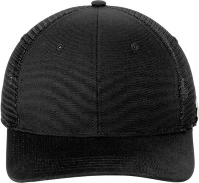 Am image of a Custom Carhartt Canvas Mesh Back Cap in Black!