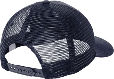 Am image of a Custom Carhartt Canvas Mesh Back Cap in Navy!