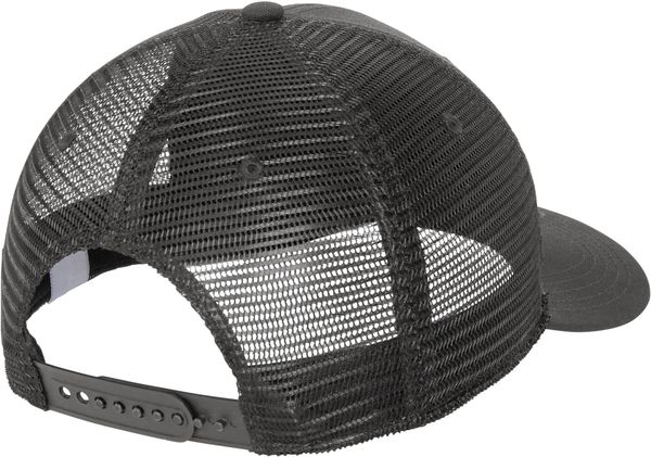 Am image of a Custom Carhartt Canvas Mesh Back Cap in Shadow Grey!
