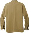 Am image of a Custom Carhartt Rugged Flex Fleece Lined Shirt Jacket in Dark Khaki!