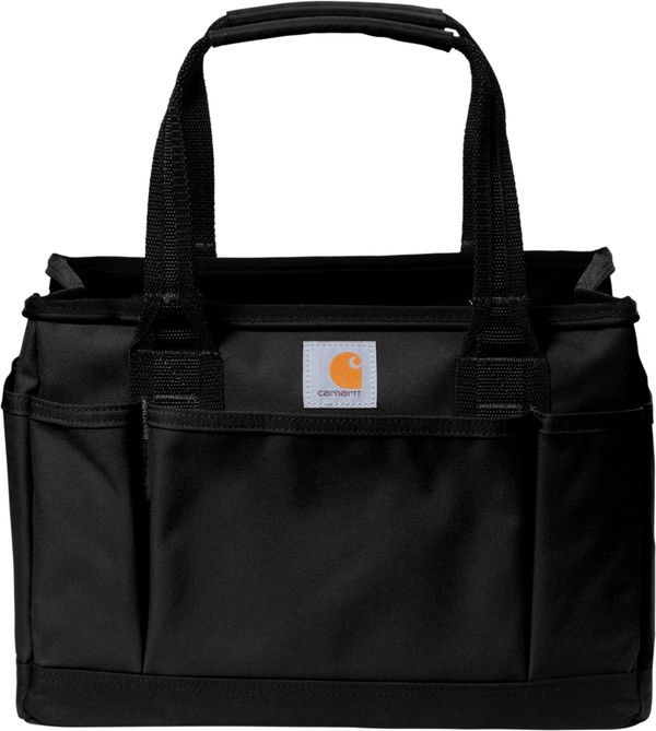 Am image of a Custom Carhartt Utility Tote in Black!