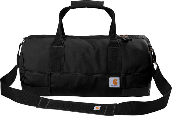 Am image of a Custom Carhartt Foundry Series 20 Inch Duffel in Black!