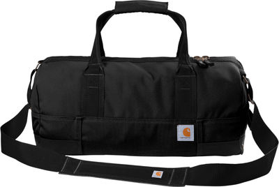 Am image of a Custom Carhartt Foundry Series 20 Inch Duffel in Black!