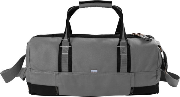 Am image of a Custom Carhartt Foundry Series 20 Inch Duffel in Grey!