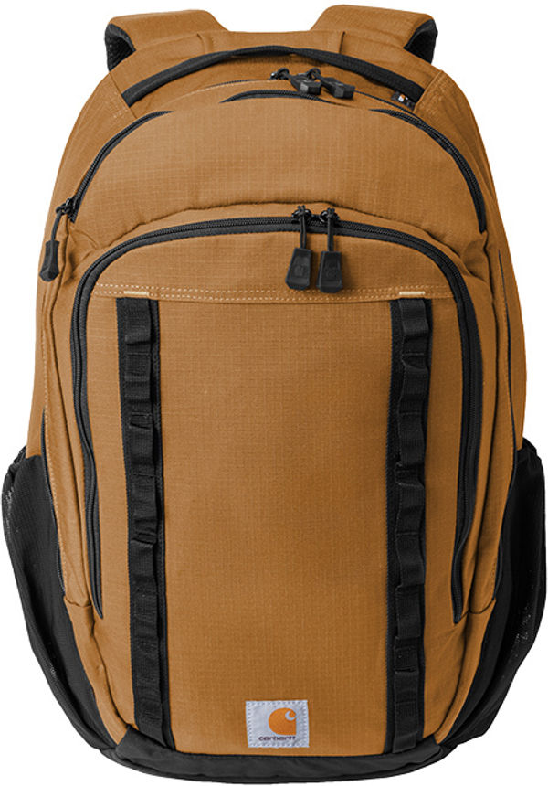 An image of a Custom Carhartt® 25L Ripstop Backpack in Brown!
