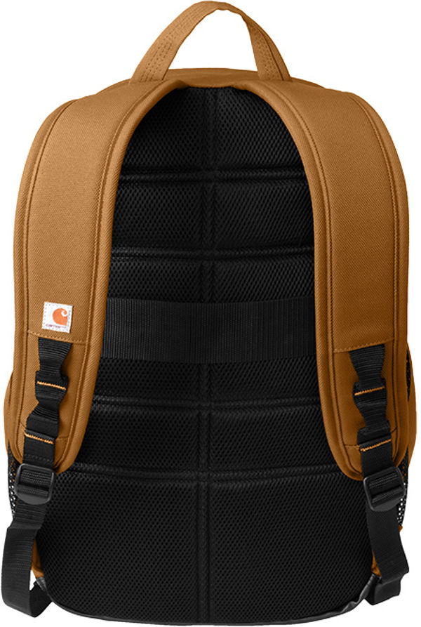 Am image of a Custom Carhartt 28L Foundry Series Dual Compartment Backpack in Carhartt Brown!