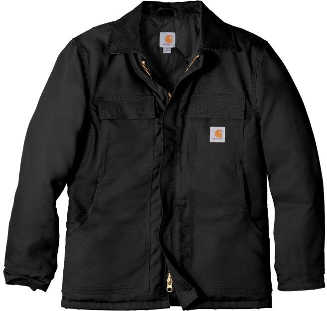 Carhartt Duck Traditional Coat in Black