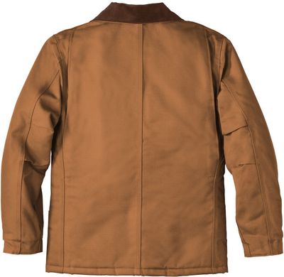 Am image of a Custom Carhartt Duck Traditional Coat in Carhartt Brown!