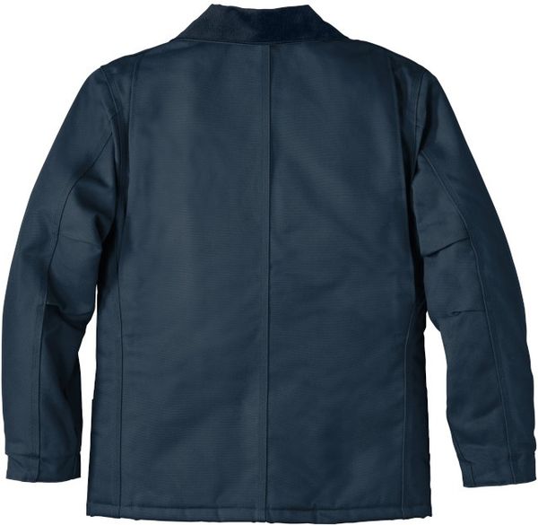 Am image of a Custom Carhartt Duck Traditional Coat in Dark Navy!