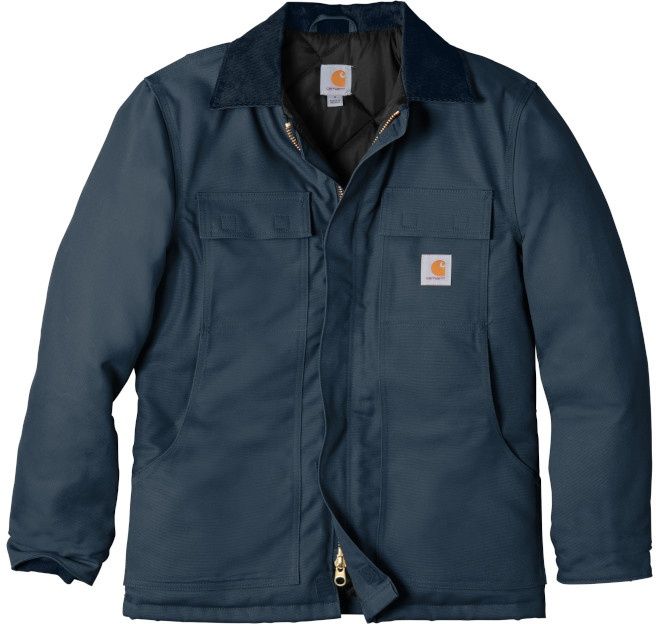 Carhartt Duck Traditional Coat in Dark Navy