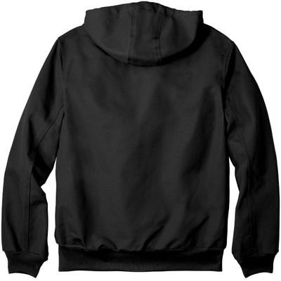 Am image of a Custom Carhartt Thermal Lined Duck Active Jacket in Black!