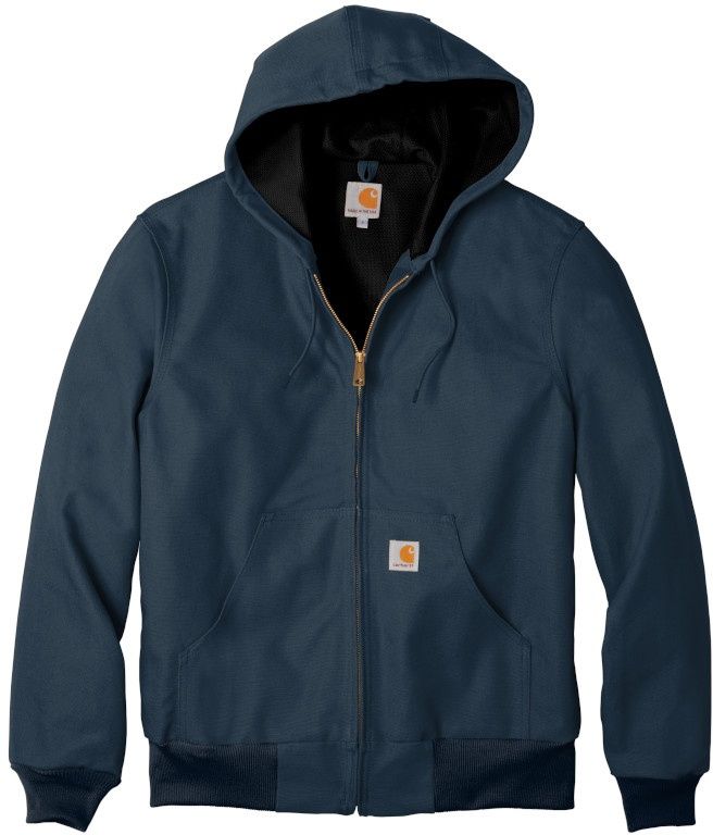 Carhartt Thermal Lined Duck Active Jacket in Dark Navy