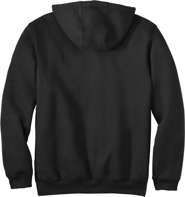 Am image of a Custom Carhartt Midweight Hooded Sweatshirt in Black!