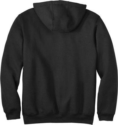Am image of a Custom Carhartt Midweight Hooded Sweatshirt in Black!