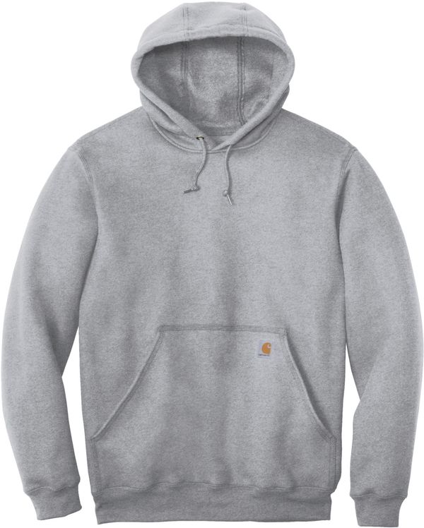 Am image of a Custom Carhartt Midweight Hooded Sweatshirt in Heather Grey!