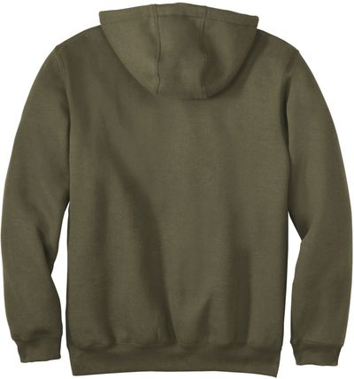 Am image of a Custom Carhartt Midweight Hooded Sweatshirt in Moss!
