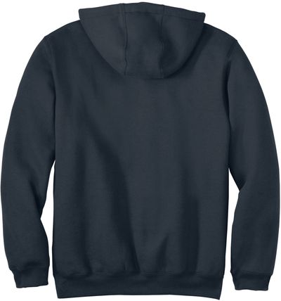 Am image of a Custom Carhartt Midweight Hooded Sweatshirt in New Navy!