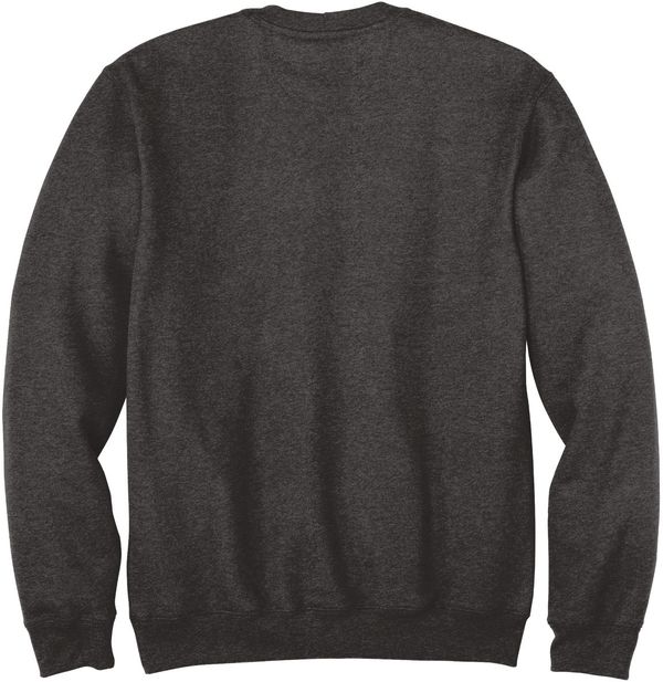 Am image of a Custom Carhartt Midweight Crewneck Sweatshirt in Carbon Heather!