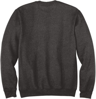 Am image of a Custom Carhartt Midweight Crewneck Sweatshirt in Carbon Heather!