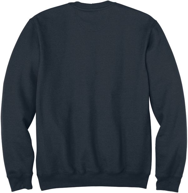Am image of a Custom Carhartt Midweight Crewneck Sweatshirt in New Navy!