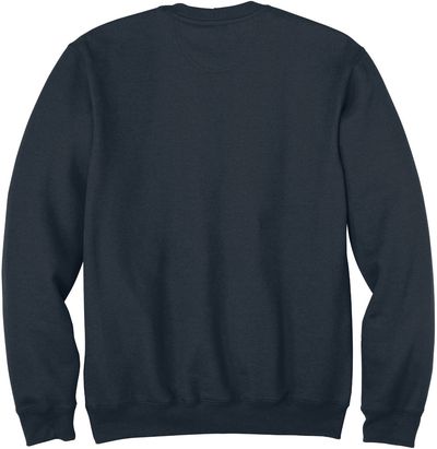 Am image of a Custom Carhartt Midweight Crewneck Sweatshirt in New Navy!