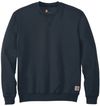 Am image of a Custom Carhartt Midweight Crewneck Sweatshirt in New Navy!