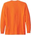 Am image of a Custom Carhartt Workwear Pocket Long Sleeve T Shirt in Brite Orange!