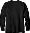 Am image of a Custom Carhartt Workwear Pocket Long Sleeve T Shirt in Black!