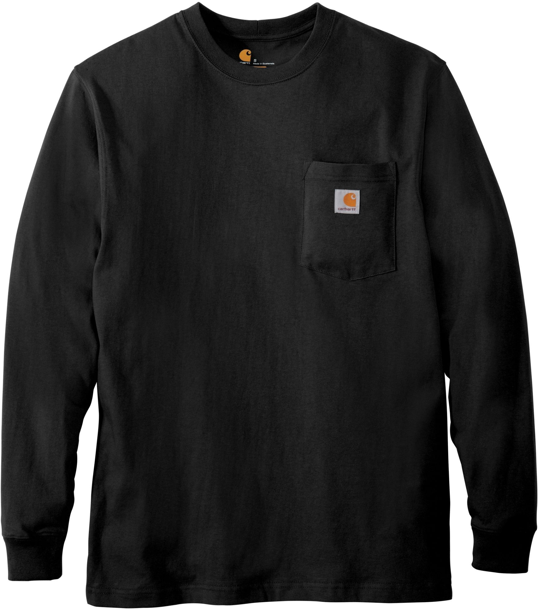 Carhartt Workwear Pocket Long Sleeve T Shirt in Black