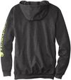 Am image of a Custom Carhartt Midweight Hooded Logo Sweatshirt in Carbon Heather!