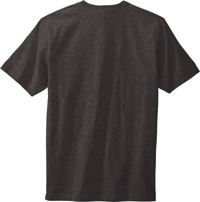 Am image of a Custom Carhartt Short Sleeve Henley T Shirt in Carbon Heather!