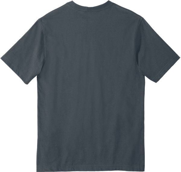 Am image of a Custom Carhartt Workwear Pocket Short Sleeve T Shirt in Bluestone!