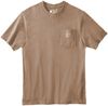 Am image of a Custom Carhartt Workwear Pocket Short Sleeve T Shirt in Desert!