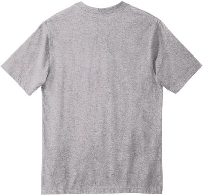 Am image of a Custom Carhartt Workwear Pocket Short Sleeve T Shirt in Heather Grey!