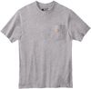 Am image of a Custom Carhartt Workwear Pocket Short Sleeve T Shirt in Heather Grey!