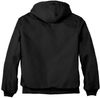 Am image of a Custom Carhartt Quilted Flannel Lined Duck Active Jacket in Black!