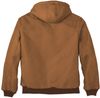 Am image of a Custom Carhartt Quilted Flannel Lined Duck Active Jacket in Carhartt Brown!