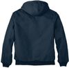Am image of a Custom Carhartt Quilted Flannel Lined Duck Active Jacket in Dark Navy!