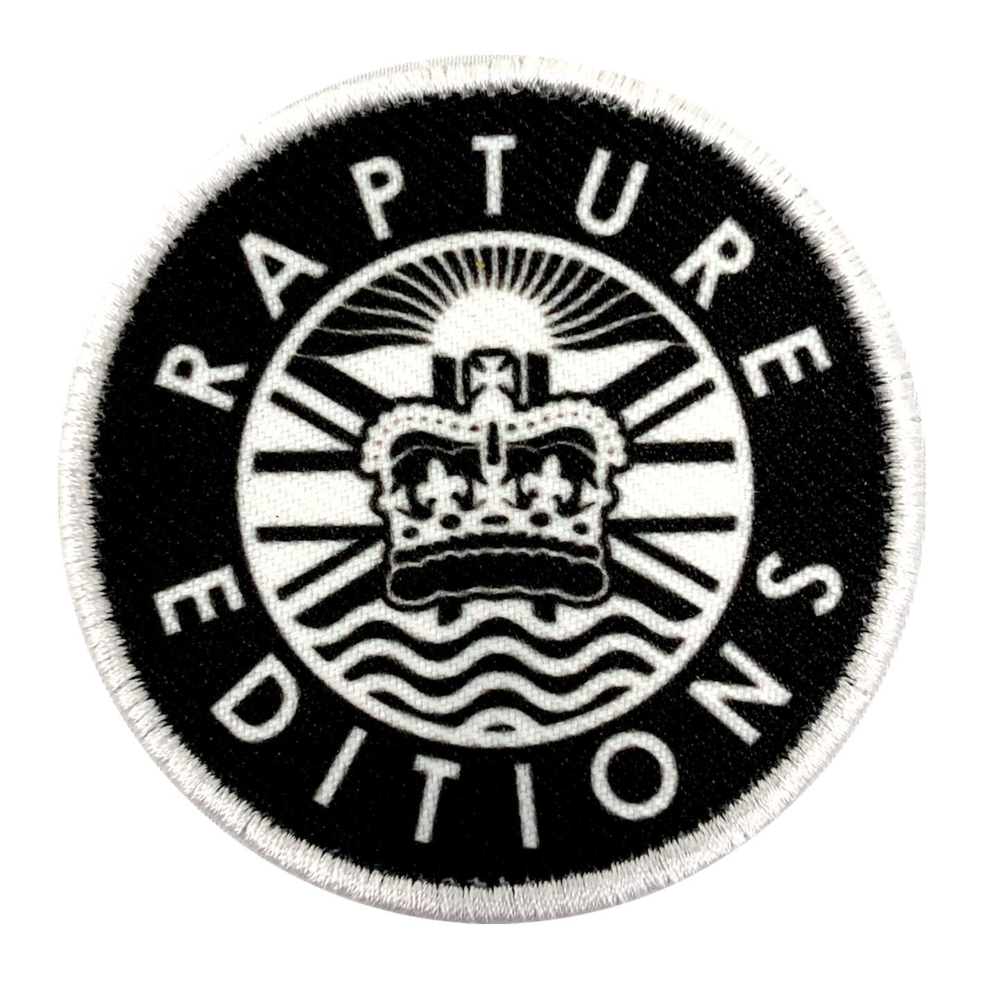 An example of a custom sublimated patch printed by us